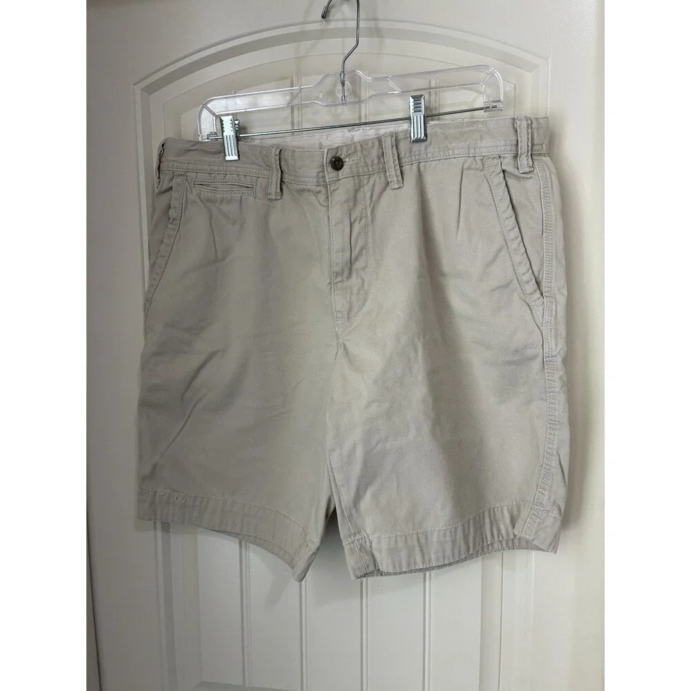 Polo Ralph Lauren Shorts Men's Size 36X9 Khaki Chino Flat Front